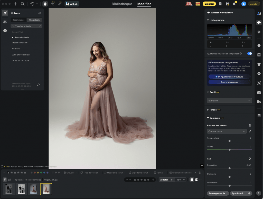La post-production est une étape essentielle dans le travail du photographe professionnel. Elle permet de finaliser une image, d’harmoniser une série et de livrer à ses clients un rendu abouti, cohérent et qualitatif. 

Avec l’arrivée des logiciels utilisant l’intelligence artificielle comme Evoto, il est aujourd’hui possible de gagner un temps considérable sur certaines étapes de retouche.